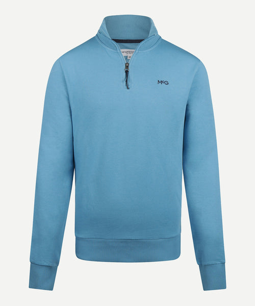 Half Zip Sweater | Dark Aqua