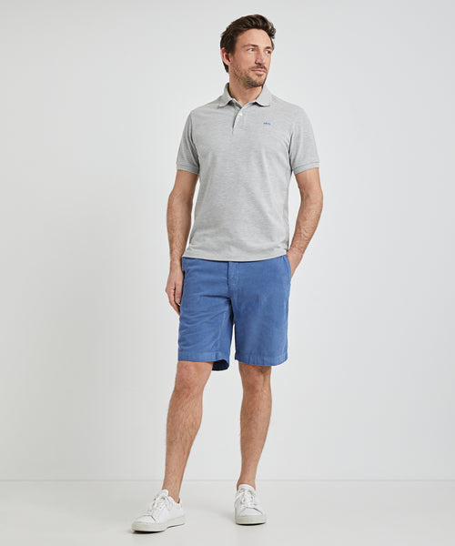 Klassieke Polo Regular Fit | Medium Grey Melange