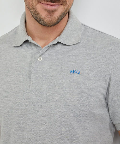 Klassieke Polo Regular Fit | Medium Grey Melange