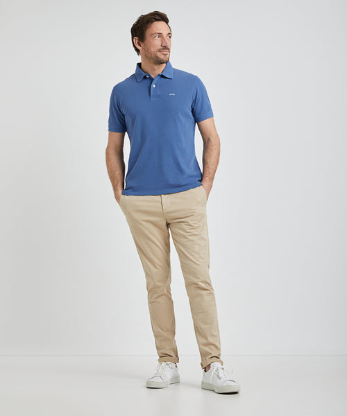 Klassieke Polo Regular Fit | Medium Blue