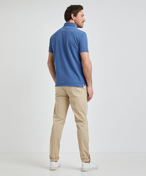 Klassieke Polo Regular Fit | Medium Blue