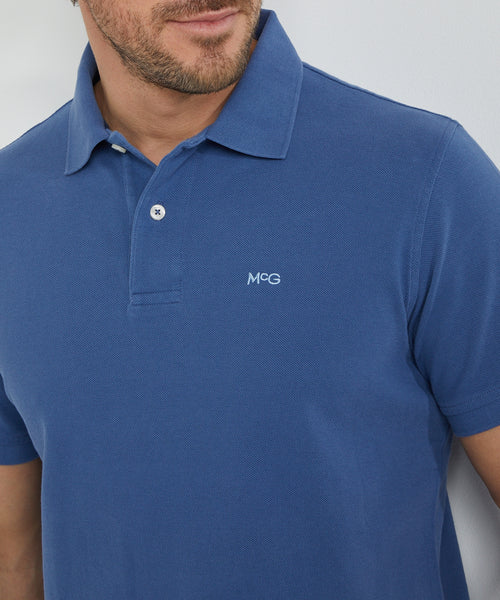 Klassieke Polo Regular Fit | Medium Blue