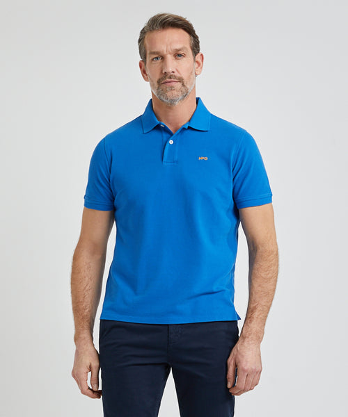 Klassieke Polo Regular Fit | Kobalt