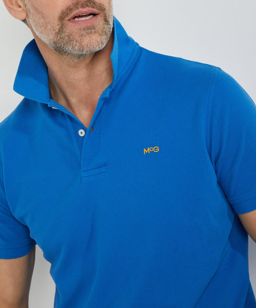 Klassieke Polo Regular Fit | Kobalt