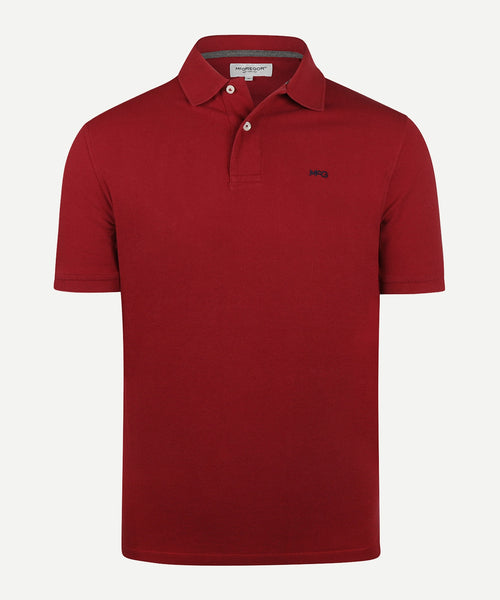 Klassieke Polo Regular Fit | Dark Red