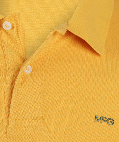 Klassieke Polo Regular Fit | Medium Yellow