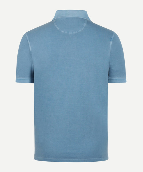 Polo Pique Garment Dyed | Dark Aqua