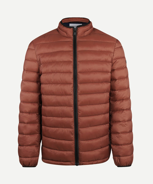 Lightweight Quilted Bomber Jacket | Chesnut