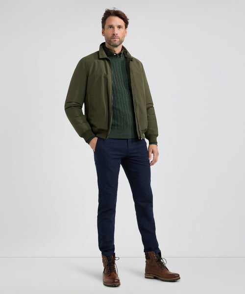 Classic Bomber Jacket | Navy