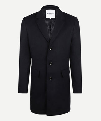 Essential Overcoat Wool | Navy