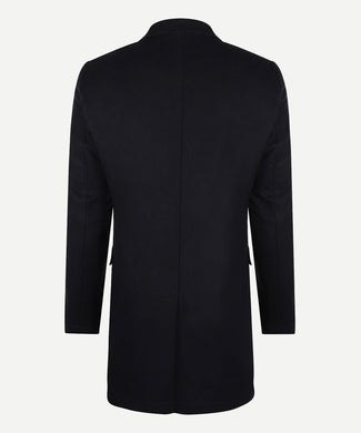 Essential Overcoat Wool | Navy