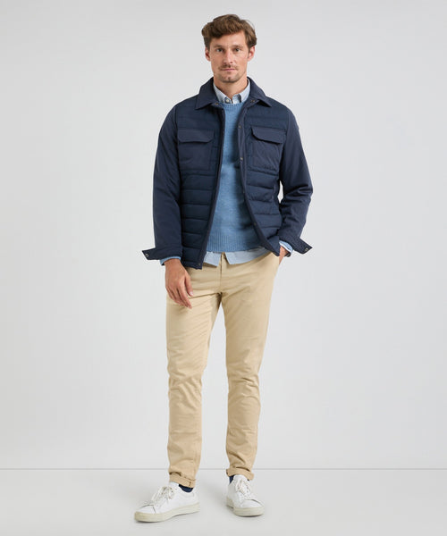 Jas Overshirt Hybrid | Navy