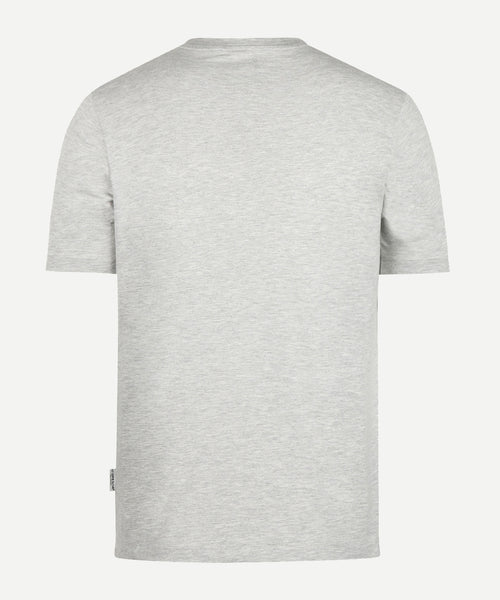 T-Shirt met Logo | Medium Grey Melange