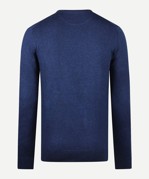 Trui Ronde Hals Cotton Merino | Marine