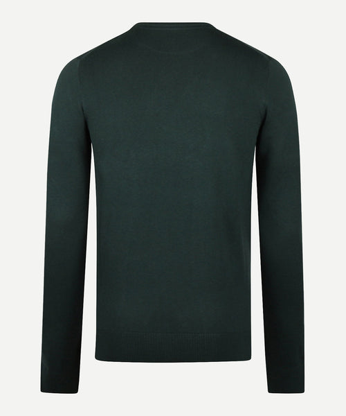 Trui Ronde Hals Cotton Merino | Pine Green