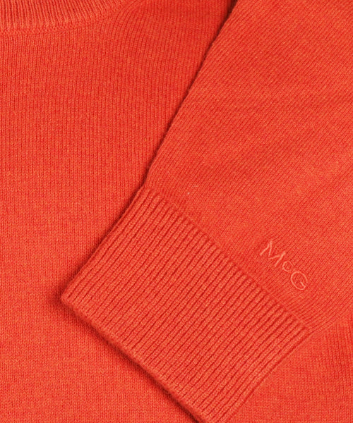 Trui Ronde Hals Cotton Merino | Winter Orange