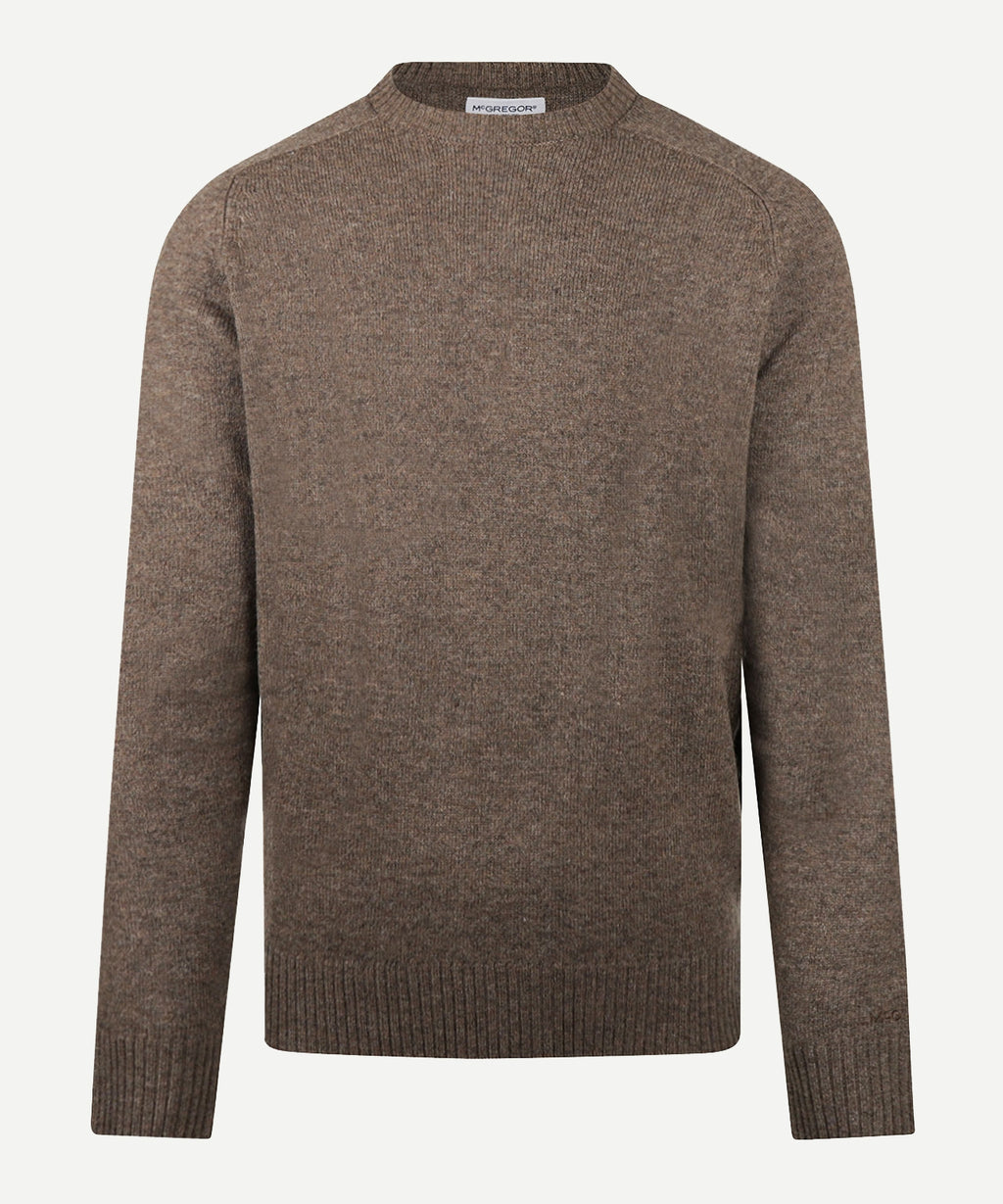 Round Neck Sweater Lambswool | Soft & Warm | McGregor MM242