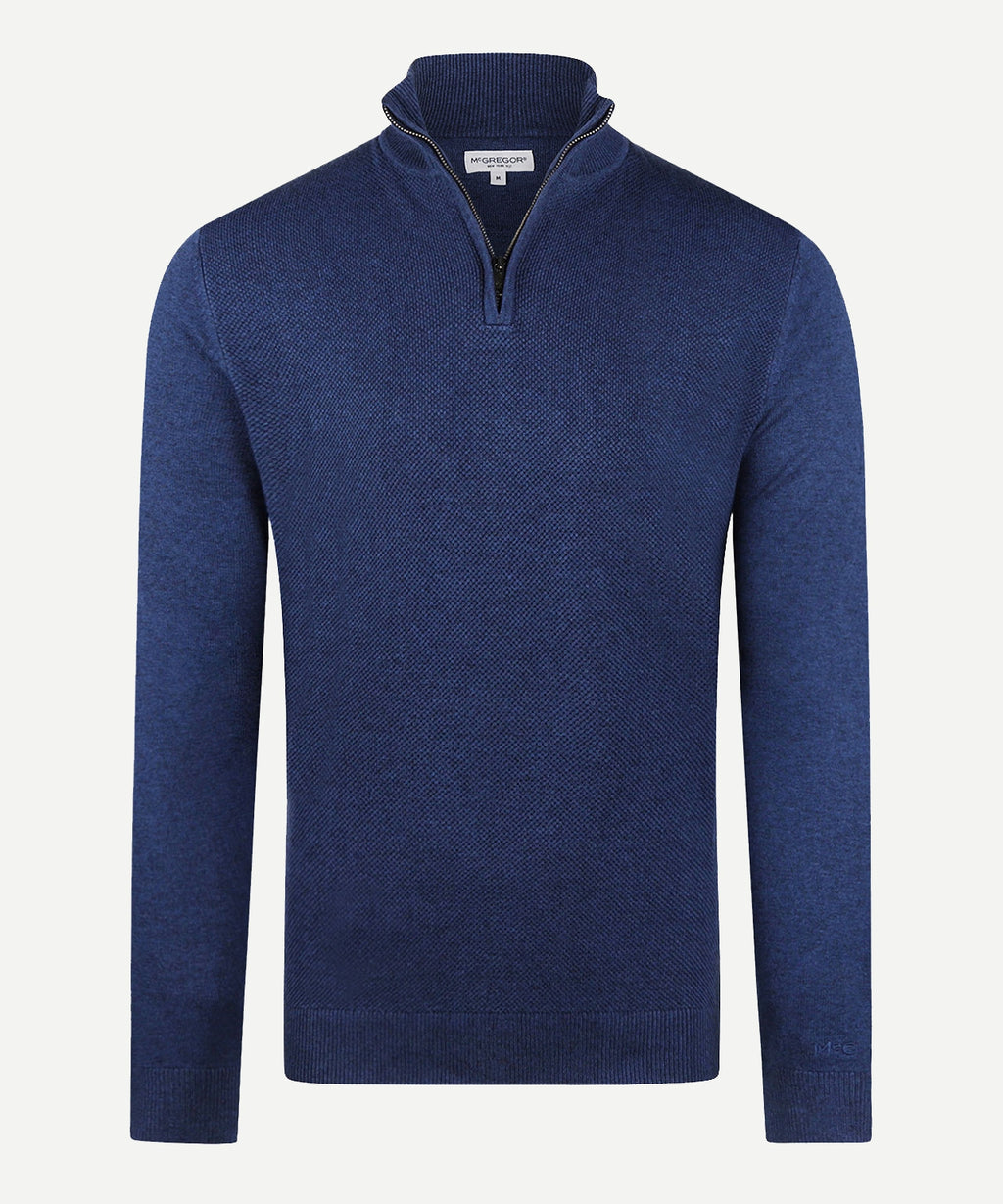 MERINO WOOL SWEATER NAVY Sサイズ Men's Dark Navy Merino Wool Sweater