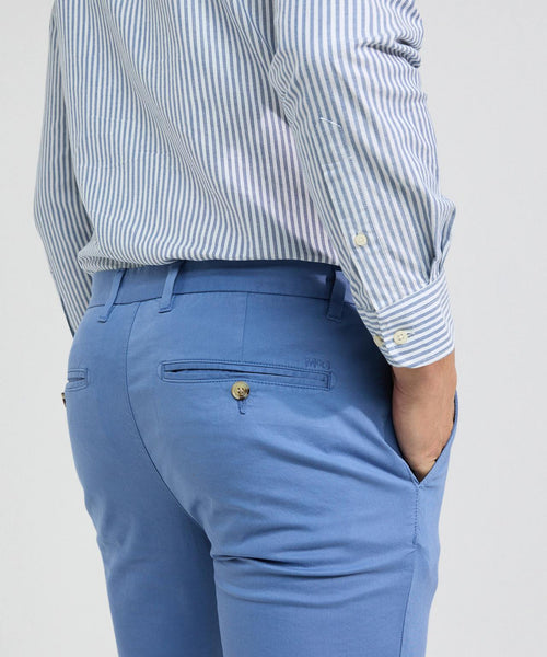 Chino Garment Dyed Slim Fit | Faded Blue