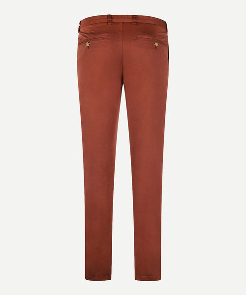 Chino Garment Dyed Slim Fit | Chesnut