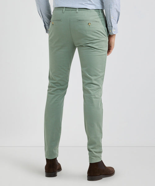 Chino Garment Dyed Slim Fit | Dark Sage