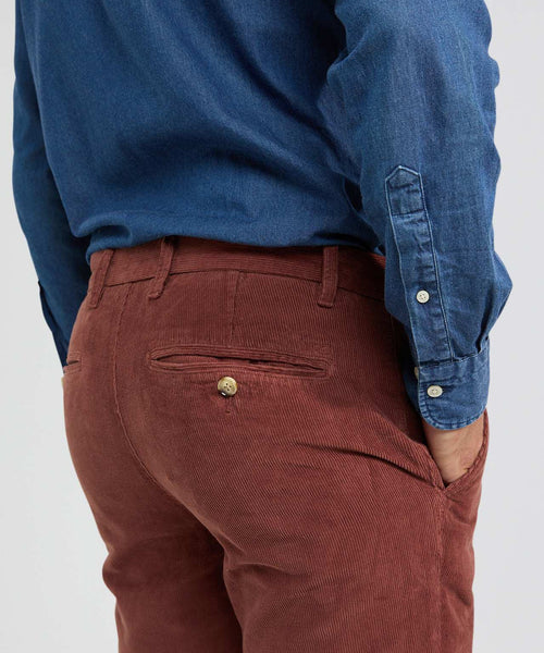 Chino Corduroy Slim Fit | Chesnut