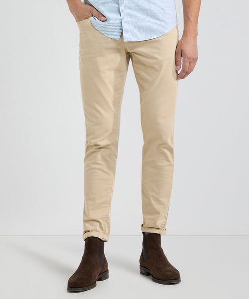 Broek 5-pocket Slim Fit | Sand