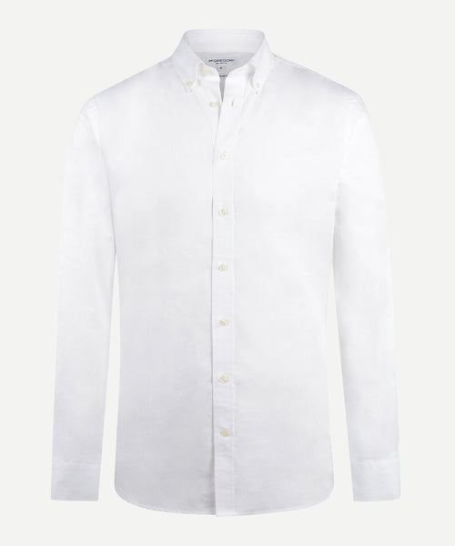 Overhemd Stretch Poplin | White