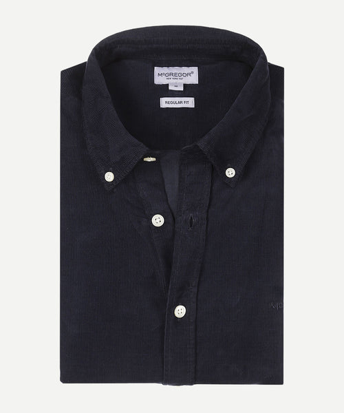 Overhemd corduroy garment dyed | Navy