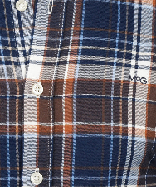 Overhemd Flannel Multi Ruit | Chesnut