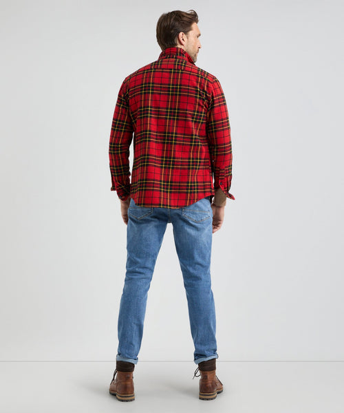 Overshirt Herritage Ruit | Red