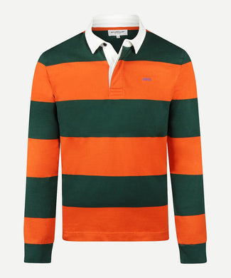 Rugbytrui Big Stripe | Dark orange