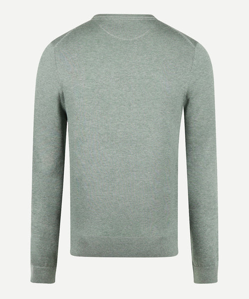 Sweater V-neck Cotton | Ice Green