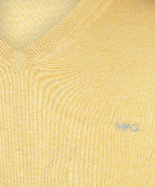 Sweater V-neck Cotton | LemonYellow