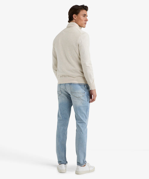 Sweater Zip Collar Cotton | Kit