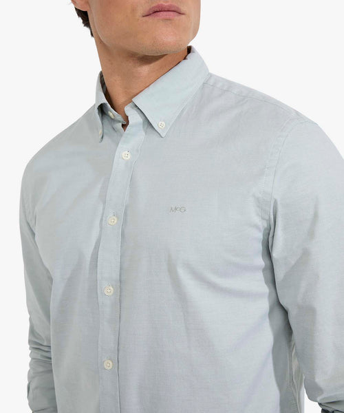 Shirt Oxford Stretch | Sage
