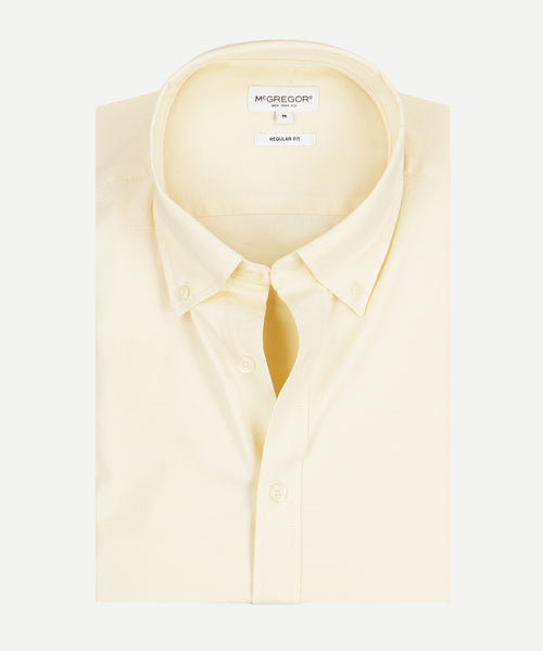 Overhemd Oxford Stretch | Lemon Yellow