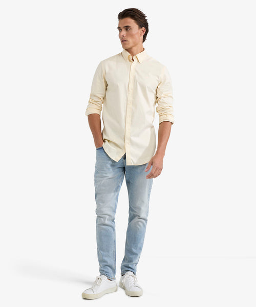 Overhemd Oxford Stretch | Lemon Yellow