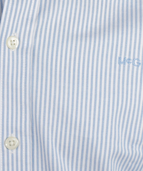 Shirt Oxford Stretch Small Stripe | Light Blue