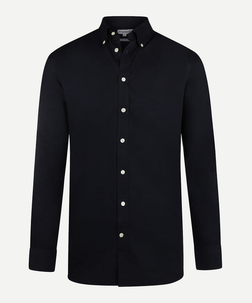 Shirt Poplin Stretch | Navy