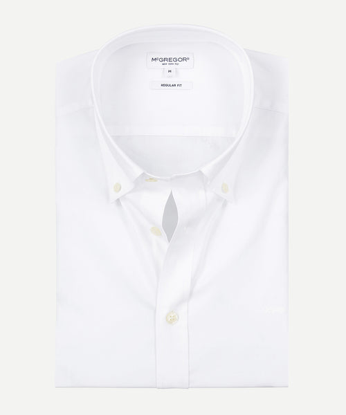 Shirt Poplin Stretch | White