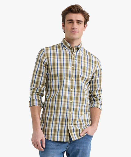 Shirt Classic Check | Olive