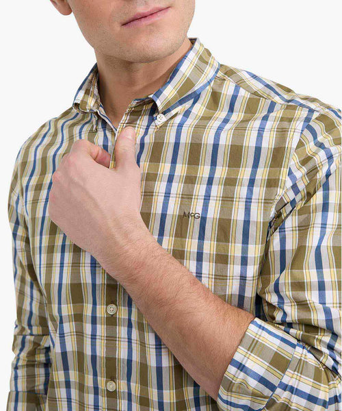 Shirt Classic Check | Olive