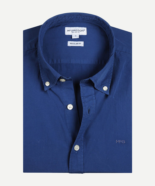 Overhemd Summer Poplin | Vintage Blue