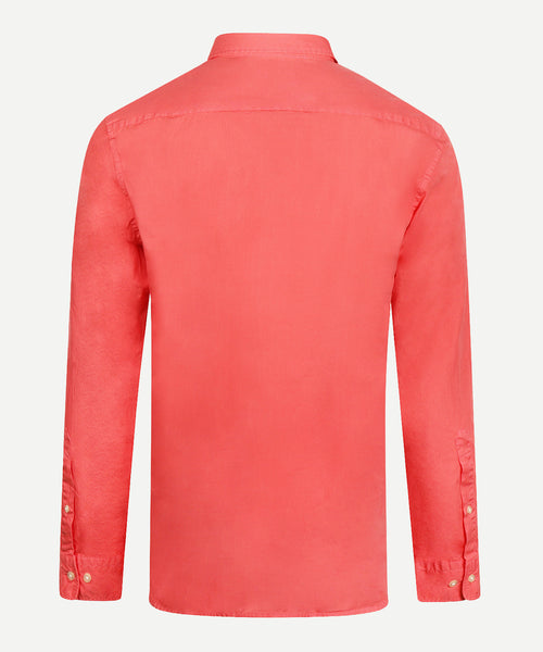 Overhemd Summer Poplin | Coral Red