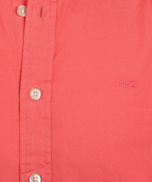 Overhemd Summer Poplin | Coral Red
