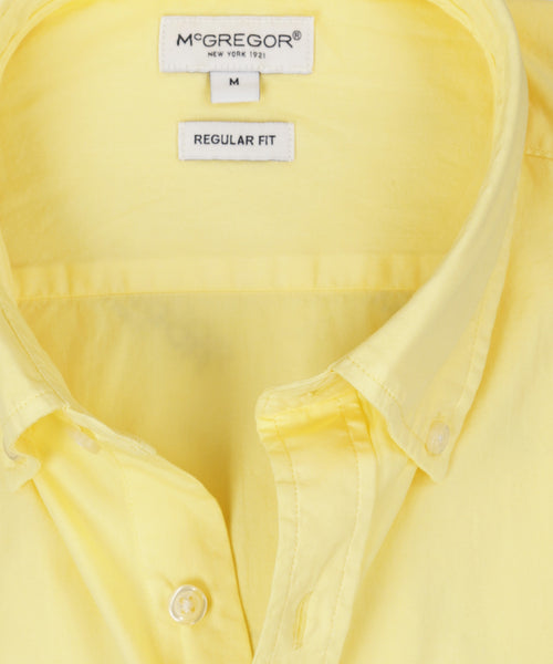 Overhemd Summer Poplin | Lemon Yellow