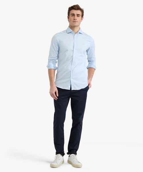 Shirt Slim Fit Luxe Twill | Light Blue