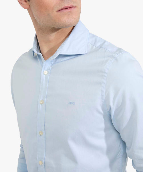 Shirt Slim Fit Luxe Twill | Light Blue