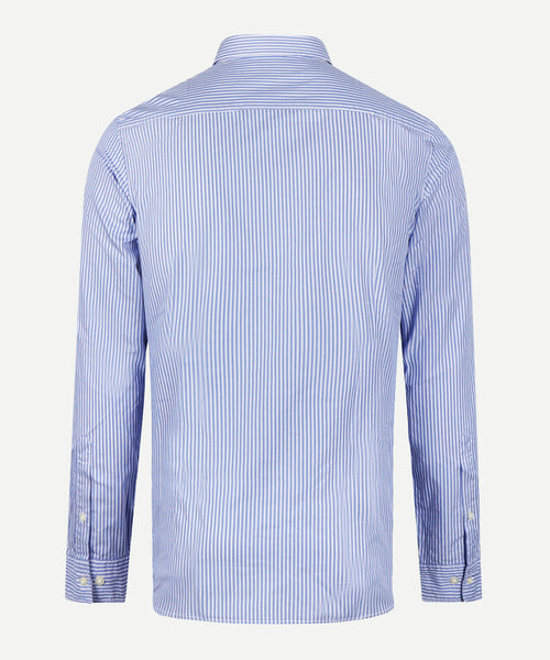Shirt Slim Fit Double Stripe | Medium Blue